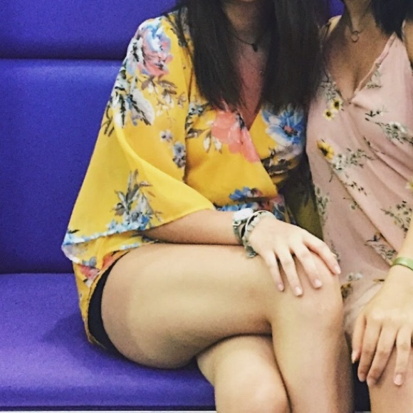 Yellow Floral Romper - Picture 4 of 5